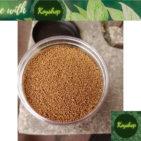 1kg cám cá cargill aquaxcel 7404 size s hạt 0.6mm 42% đạm- cho cá nhỏ, cá con dưới 5g