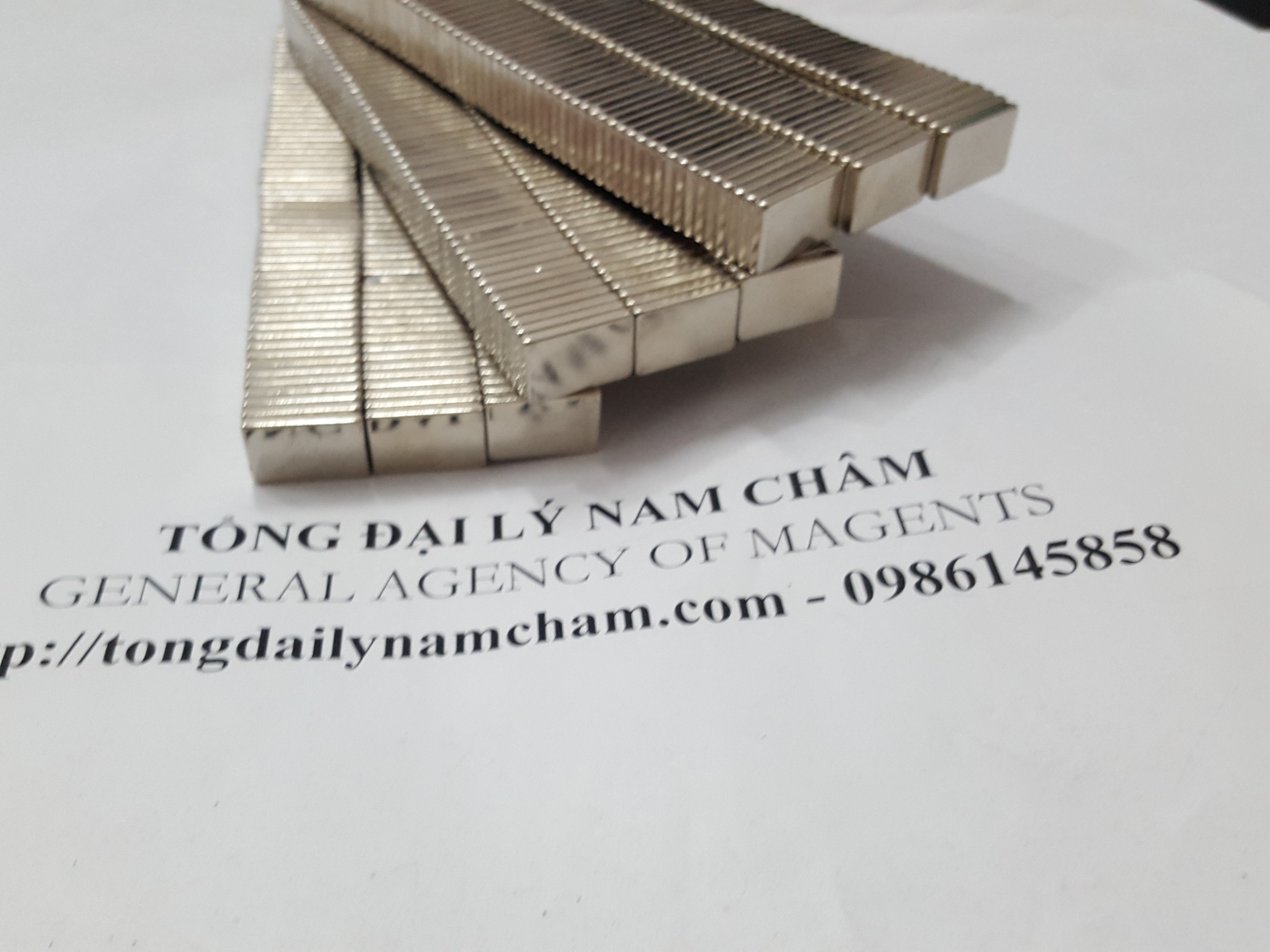 20 viên nam châm chữ nhật 15x10x2mm