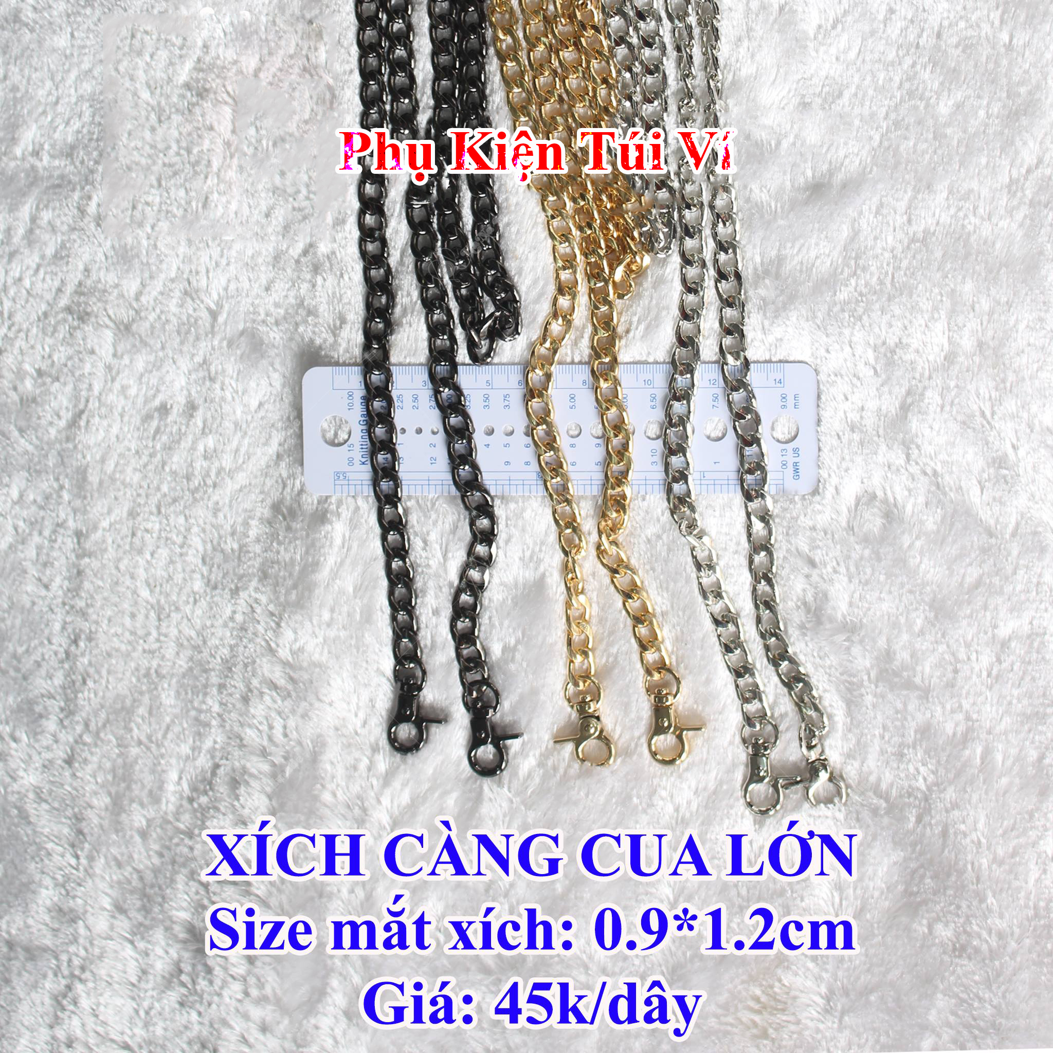 Large Crab Chains for Making Handbags (45K/Chain)
