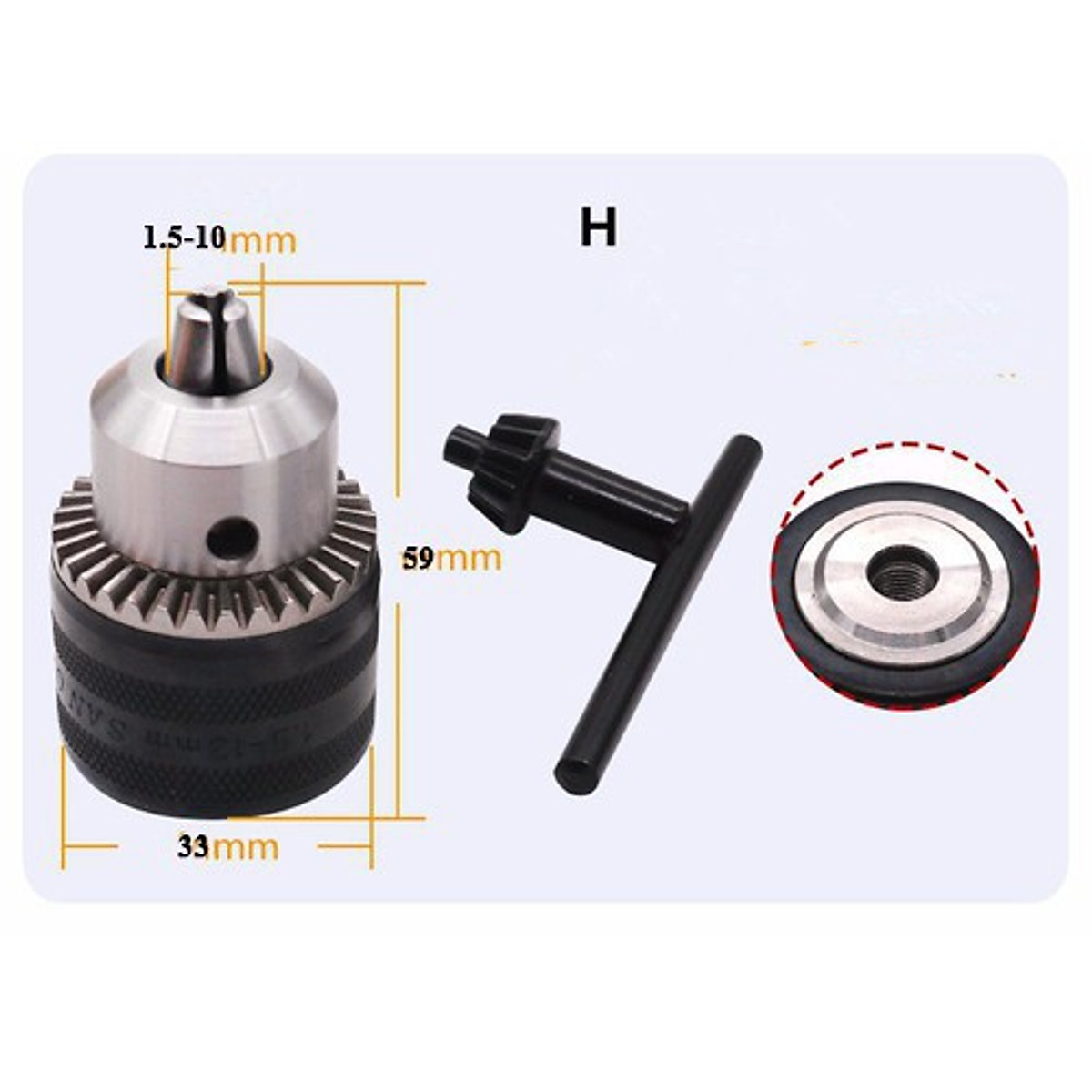 [HCM]Đầu kẹp mũi khoan 1.5 - 10mm