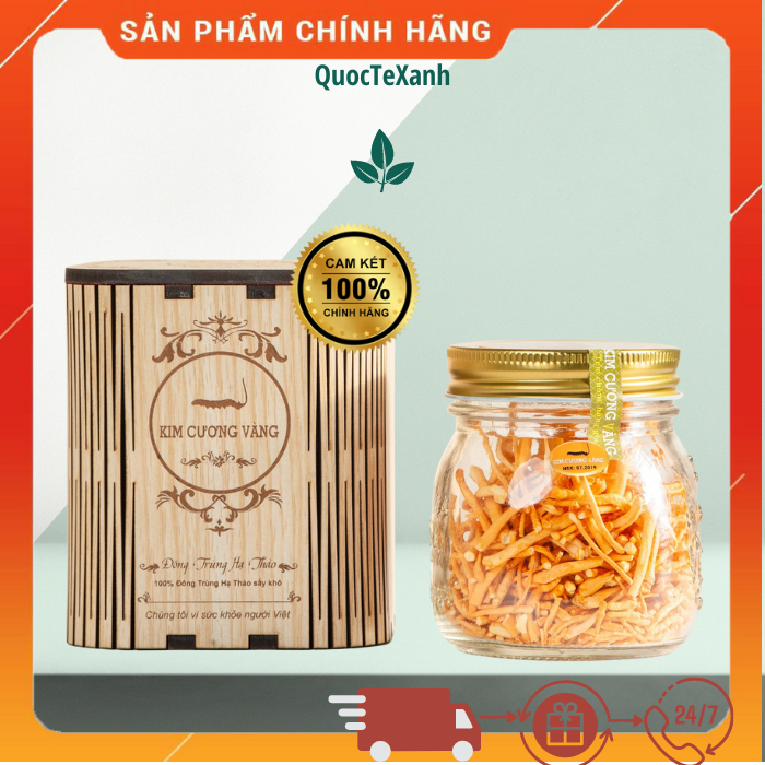 Đông trùng hạ thảo khô Kim Cương Vàng (10gr)