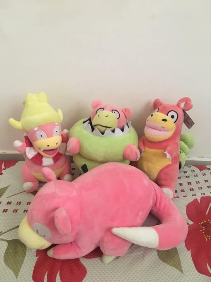 Gấu bông Pokemon - slowpoke dáng ngủ cute