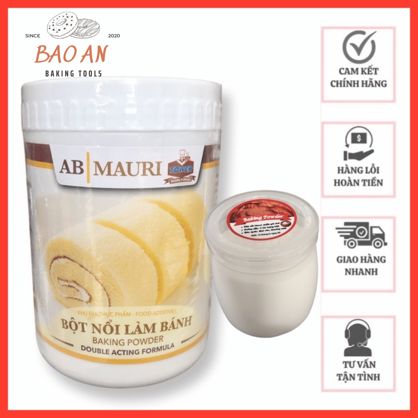 Bột nổi, bột nở baking powder AB Mauri