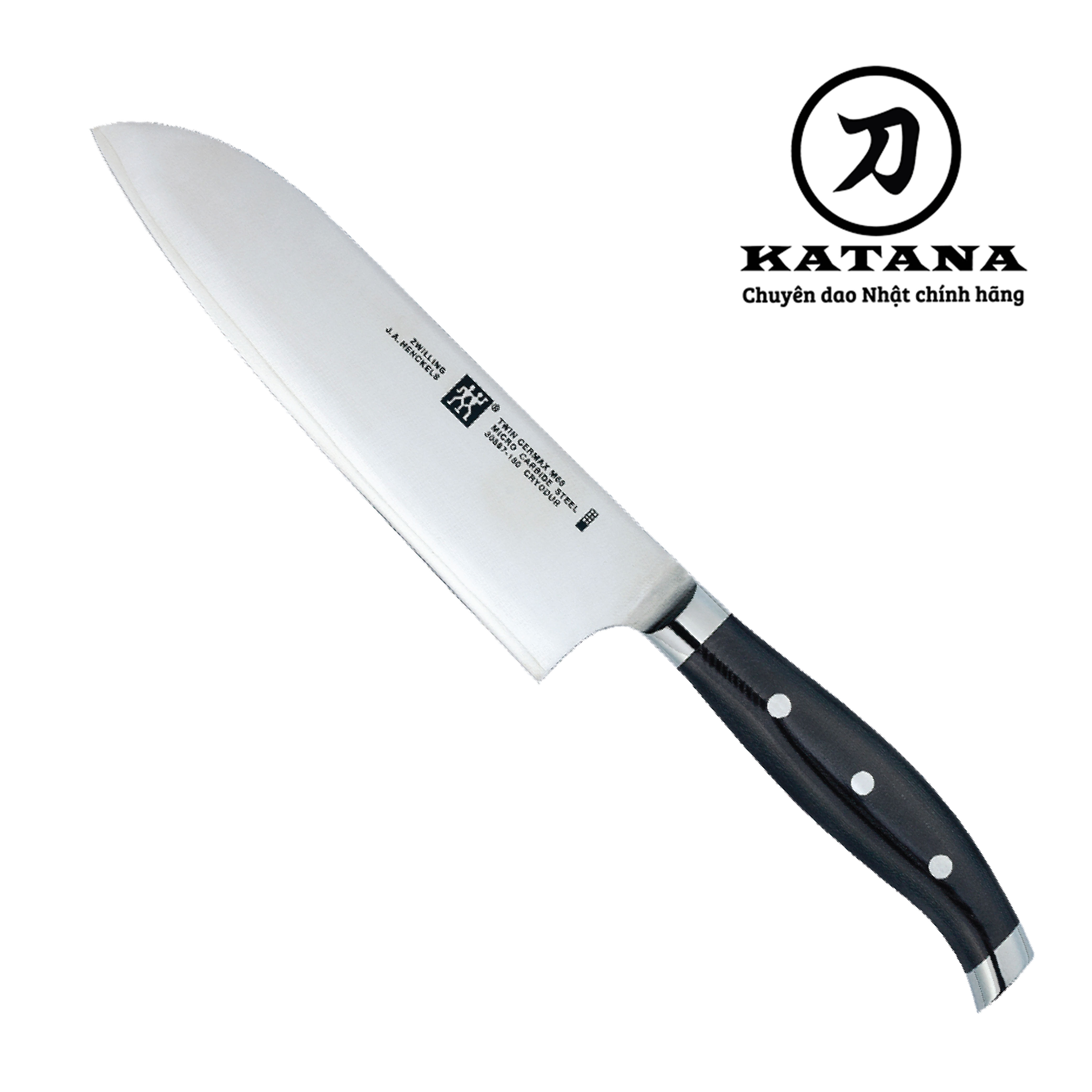 [Trả góp 0%]ZWILLING - Dao Santoku Twin Cermax M66 - 18cm