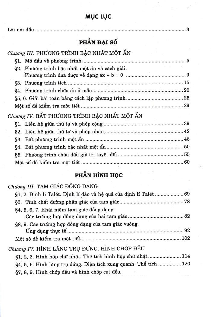 Đề Kiểm Tra Toán Lớp 8 (Tập 2)
