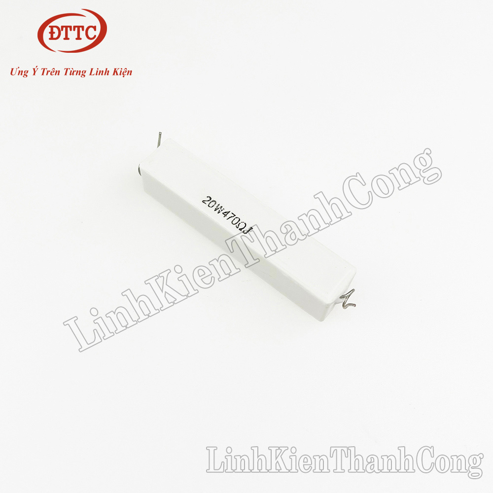 Điện Trở Sứ 20W 1R 2.2R 4.7R 5.6R 6.8R 8.2R 10R 15R 22R 33R 47R 100R 220R 470R