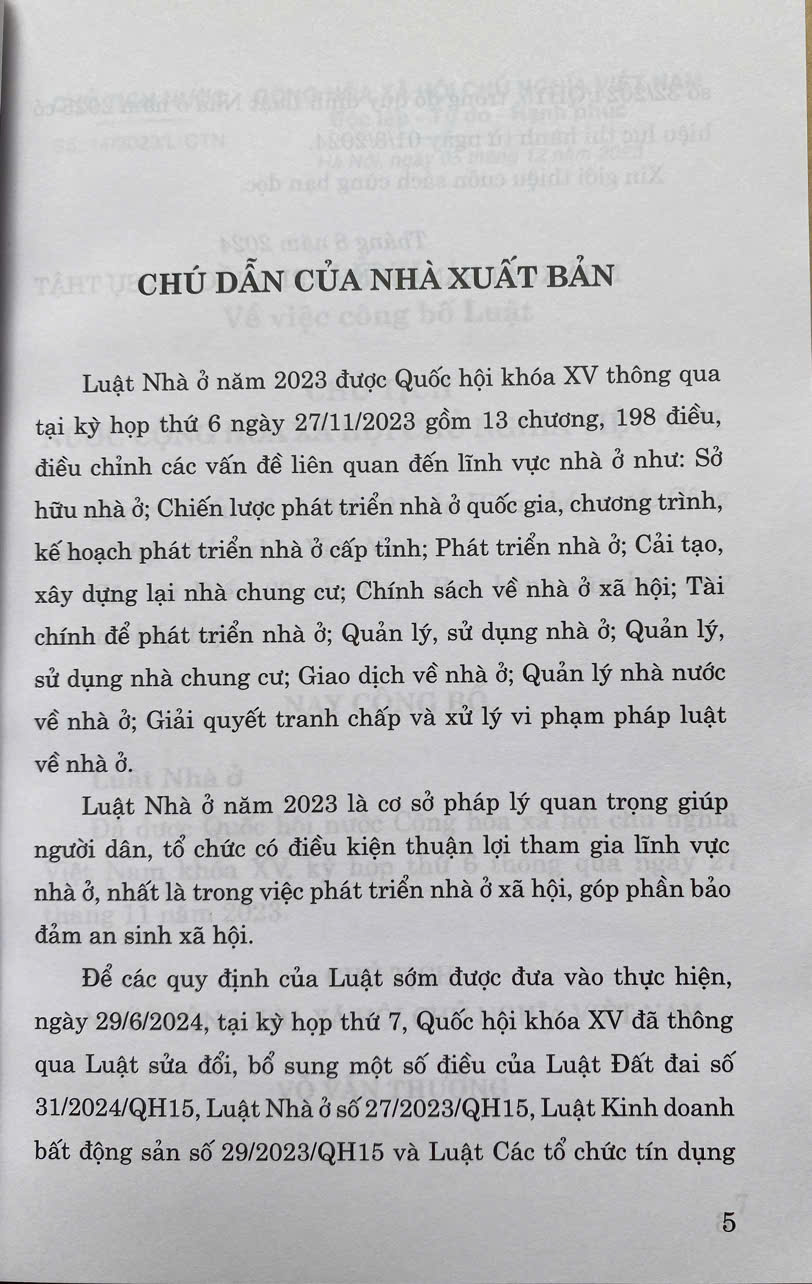 Luật Nhà Ở