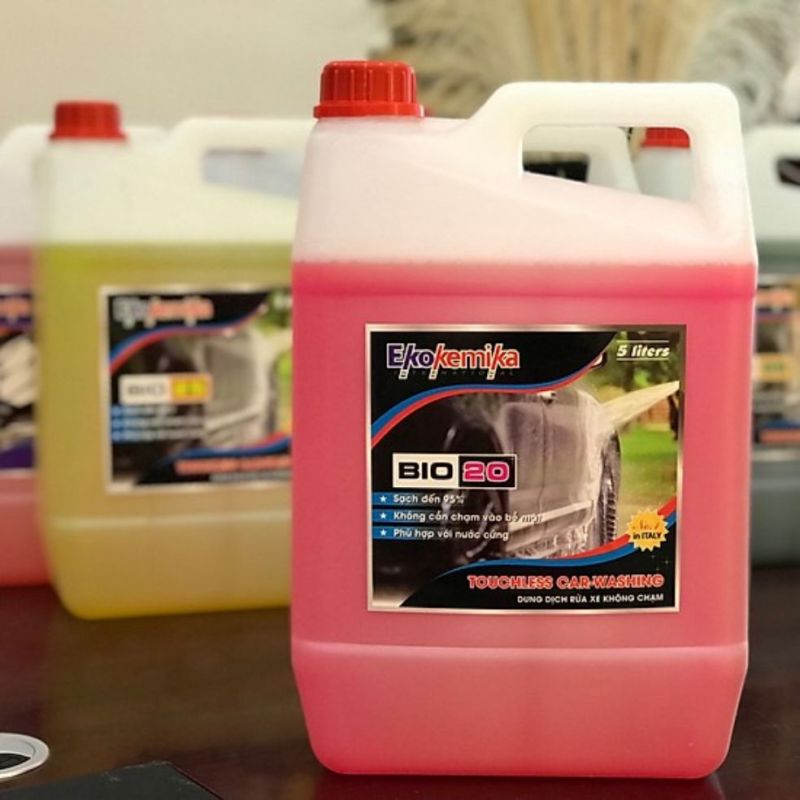 DUNG DỊCH RỬA XE KHÔNG CHẠM BIO 20 - 5L