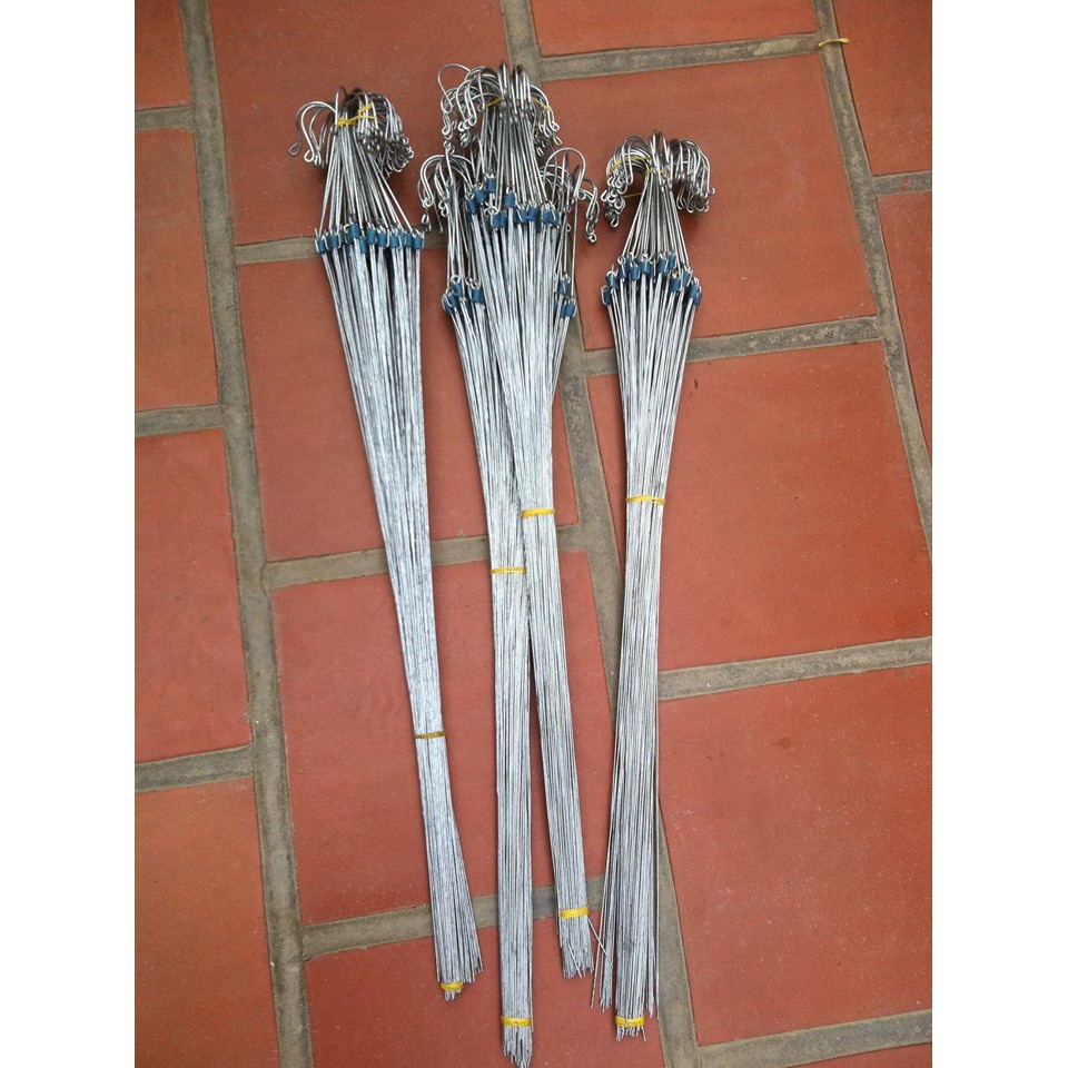 Móc kẽm chia 3 treo lan 80cm
