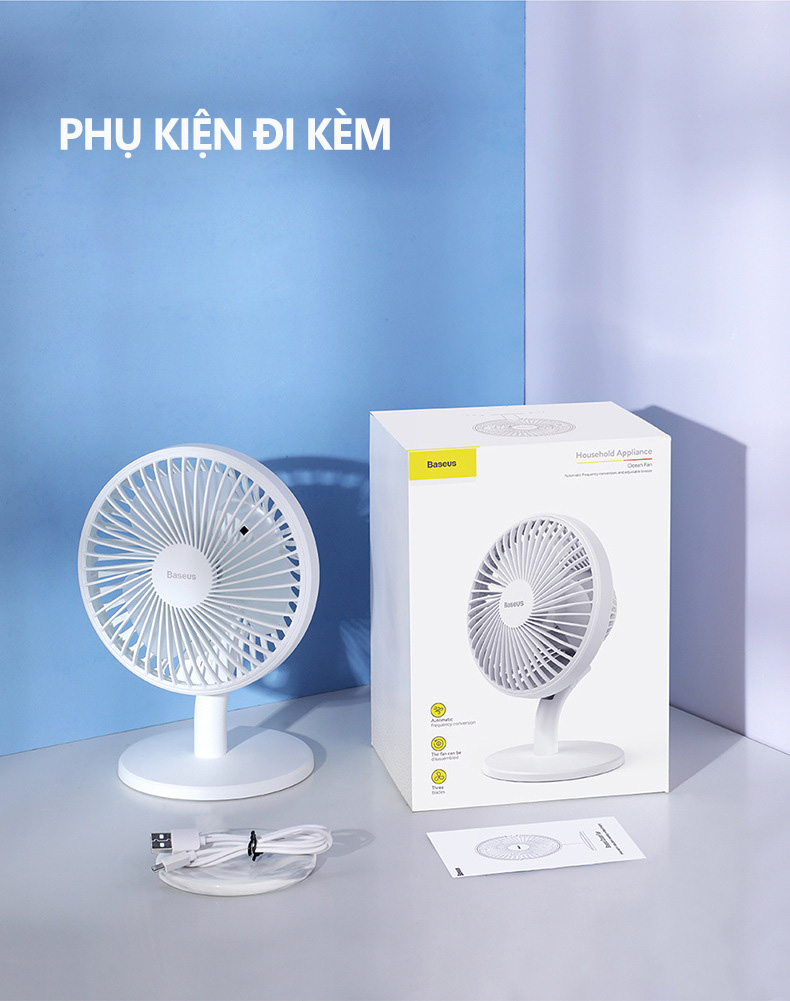 Quạt tích điện Baseus CXSEA-02