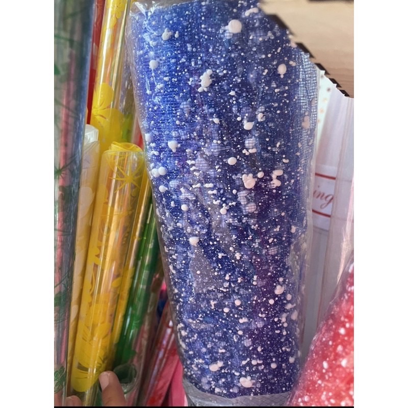 [HCM]Giấy lưới tuyết dùng trang trí hoa oản tài lộc dài 4m