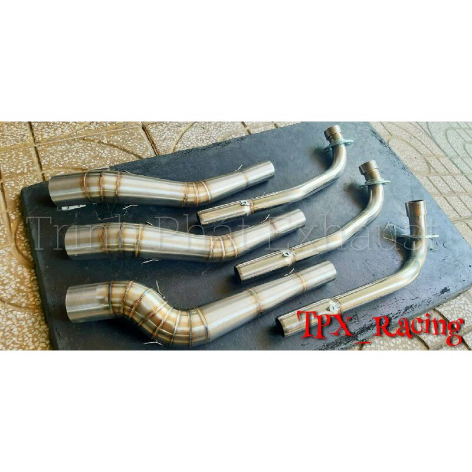 Cổ pô 2 khúc Wave Sirius 304 siêu đẹp
