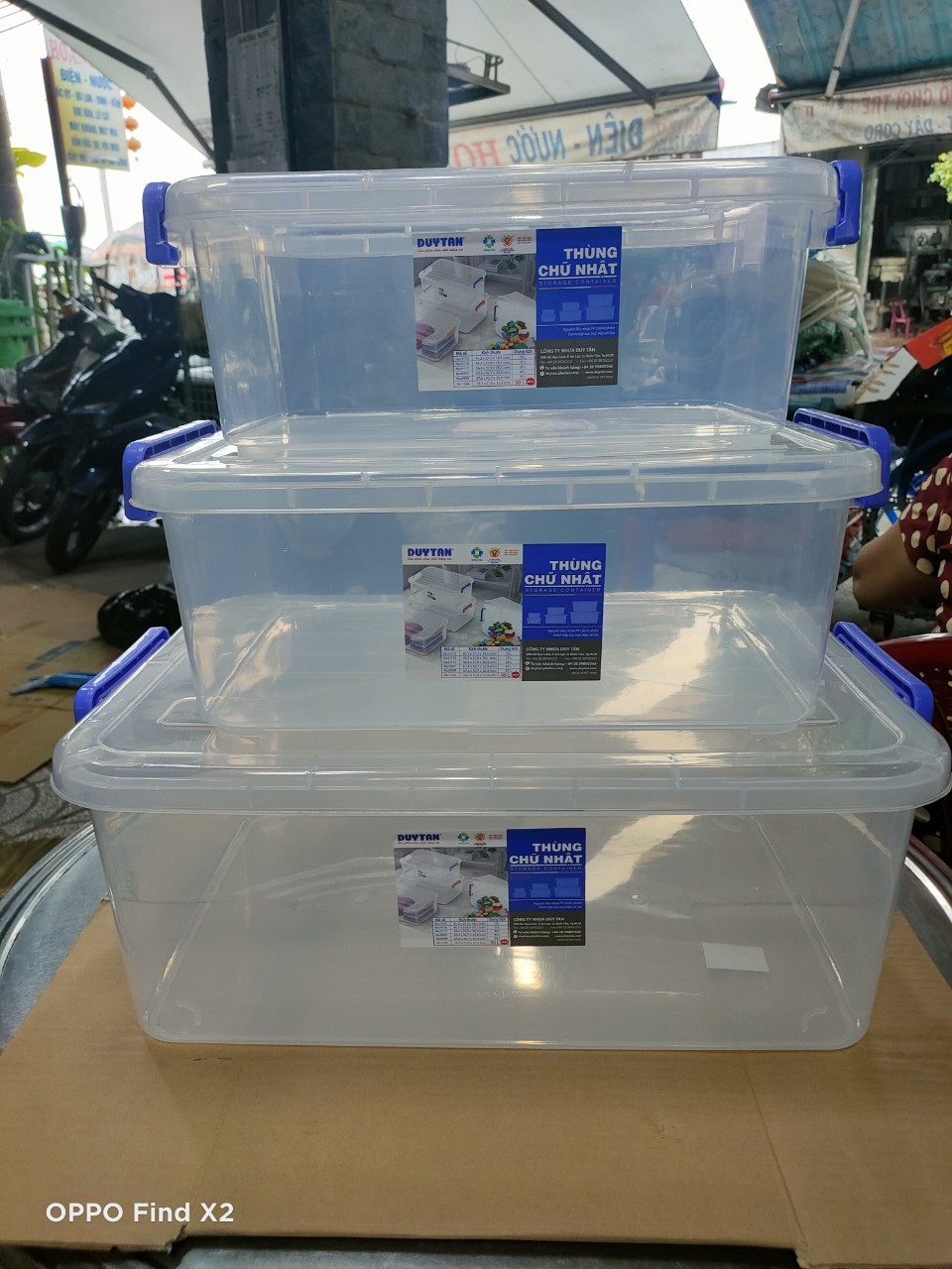 Thùng Chữ Nhật Nhựa Duy Tân Nhiều Size