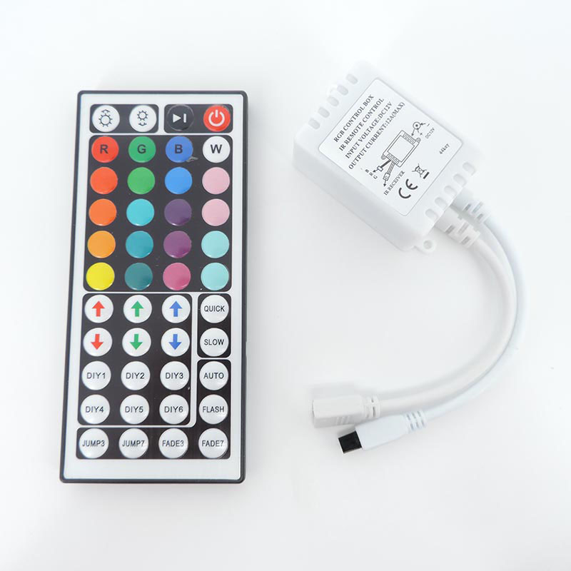 KKQLA Store DC 12V RGB IR Remote Controller Led Strip light 24 44 Keys adjustable switch for SMD 3528/5050/5730/5630 LED Strip lamp lighting