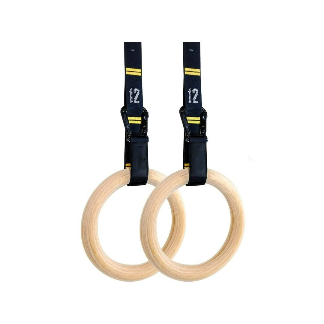 Vòng Treo Xà Bảo Hành 12 Tháng Vòng Tập Gymnastic Rings Dây Có Vạch Đo Khóa Cài Chắc Chắn Cleacco VTX2 MVP Sport