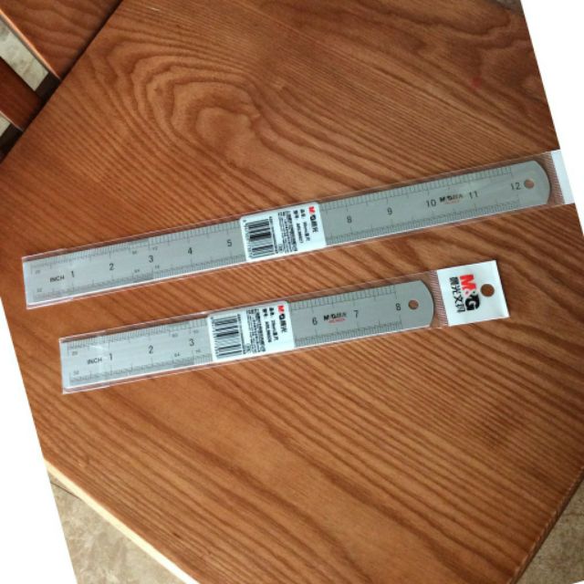 Thước kẻ thép siêu bền dễ dùng 20cm -30cm