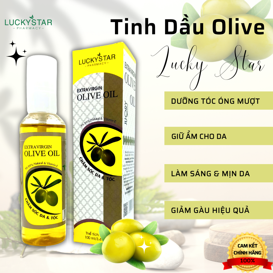 Tinh Dầu Olive Lucky Star  100ml