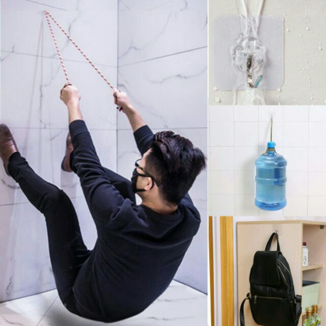 Combo 10 móc Dán Chịu Lực Trong Suốt