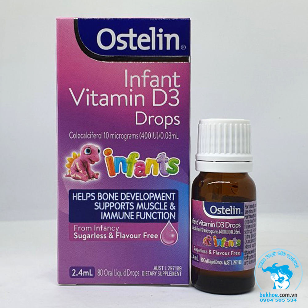 Ostelin D3 - Vitamin D3 Ostelin Liquid 20ml Úc