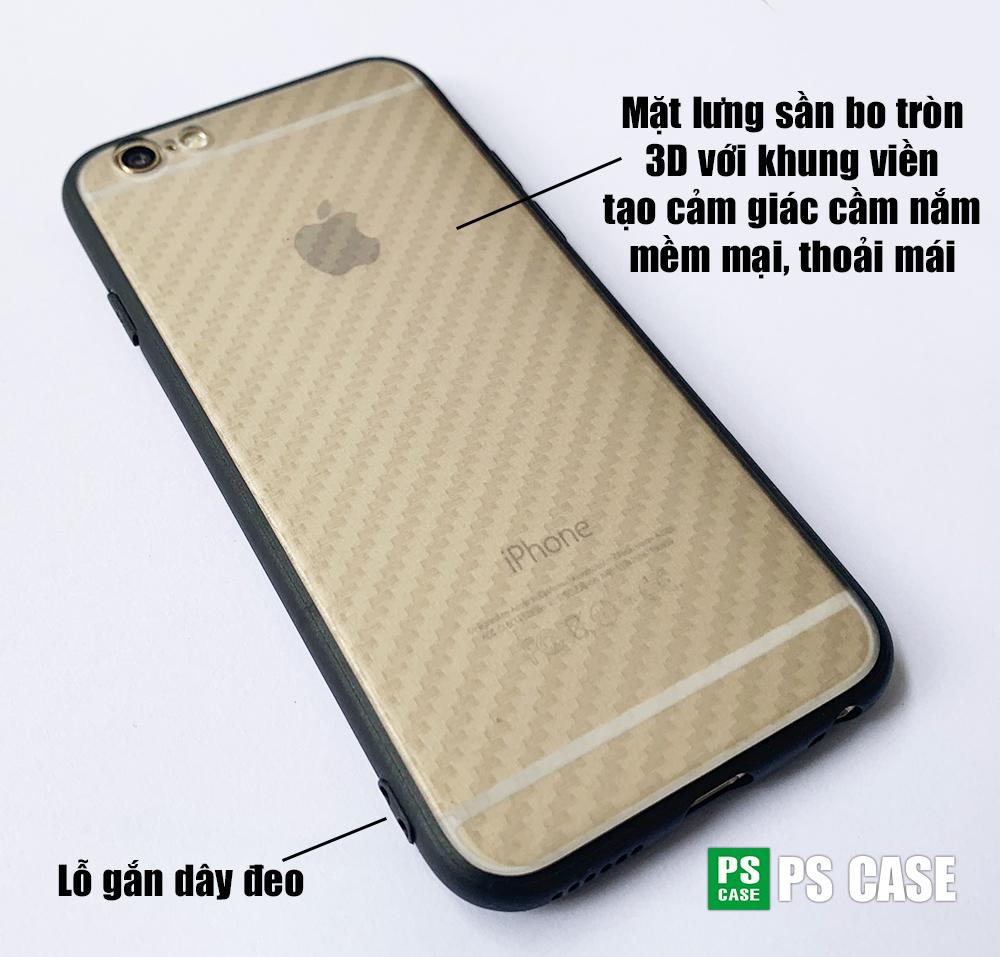 Ốp lưng iPhone 6 Plus, iPhone 6s Plus, viền dẻo đen cao cấp - PS Case phân phối