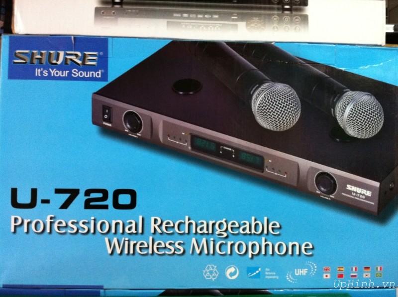 [HCM]Micro không dây Shure U-720 (Đen)