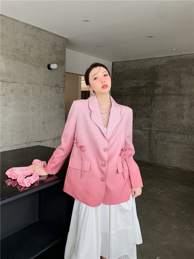 Đầm hồng linda Áo khoác blazer áo khoác nữ Sang Trong