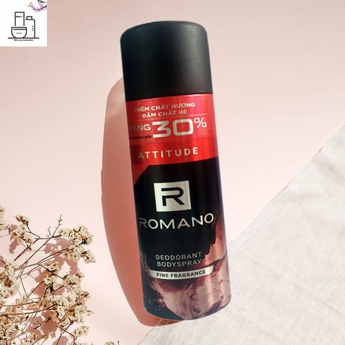 [HCM]Xịt Khử Mùi Romano Attitude 150ml