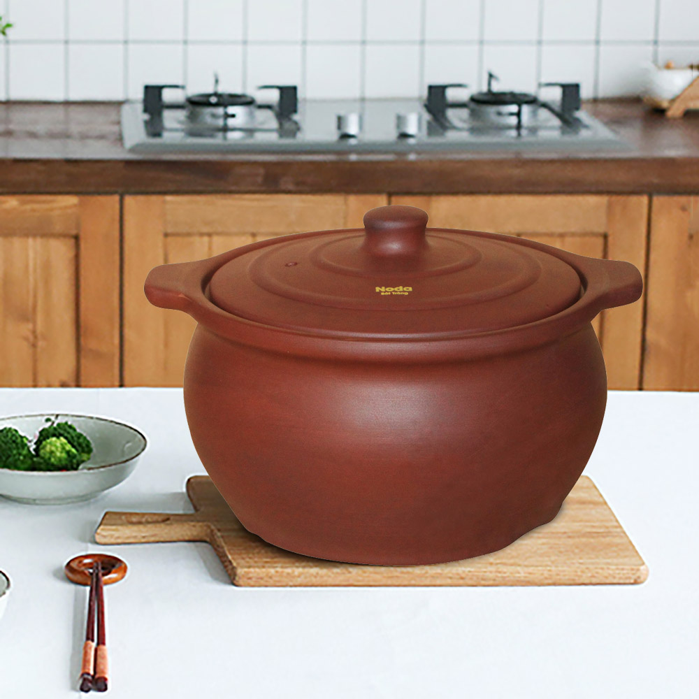 Niêu đất nung Bát Tràng NodaCook dung tích 3 lít