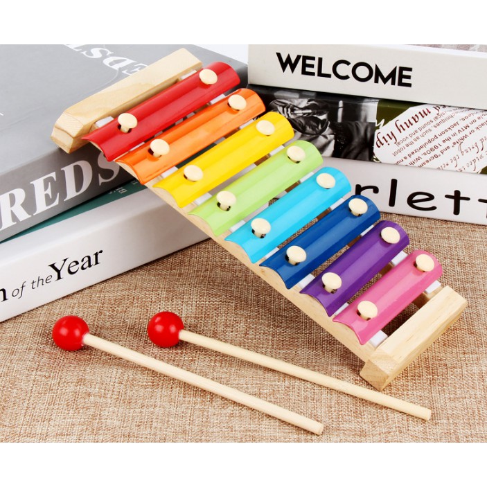 Nhạc cụ Đàn Gõ Xylophone 8 Thanh Cho Bé