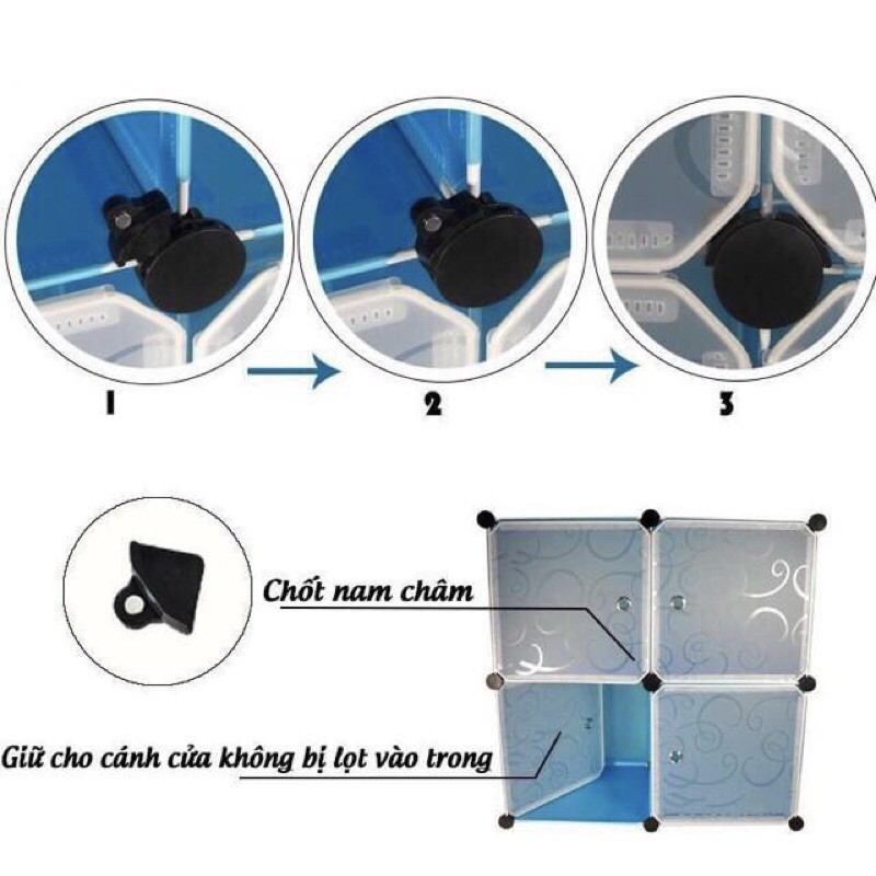 NAM CHÂM LẮP CỬA TỦ GHÉP