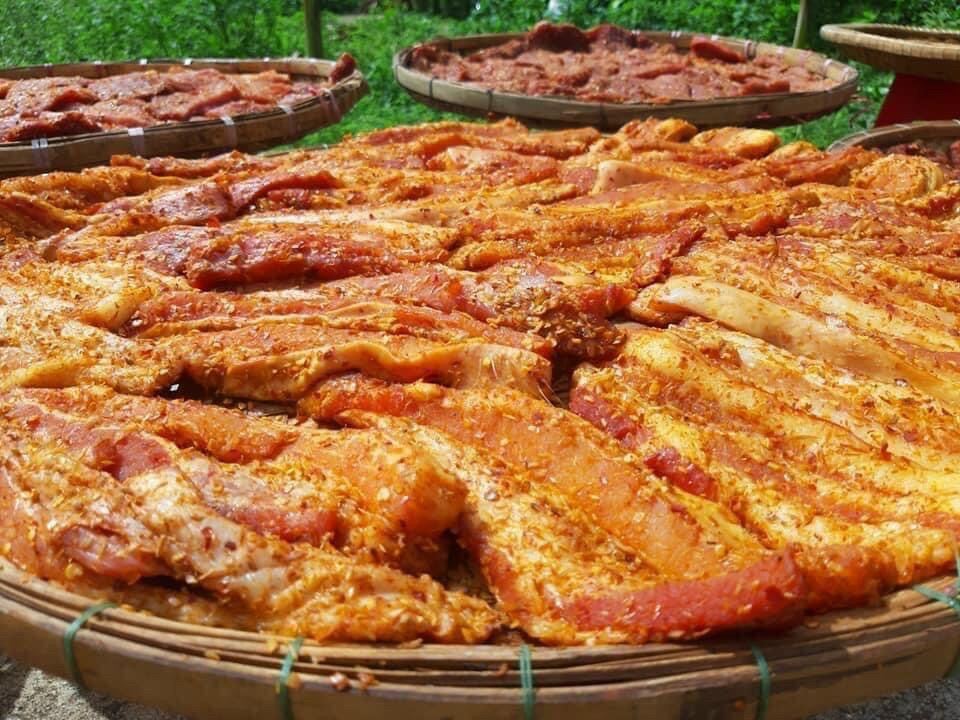 Ba rọi ướp xả ớt 1 nắng 500gr (giao tphcm)