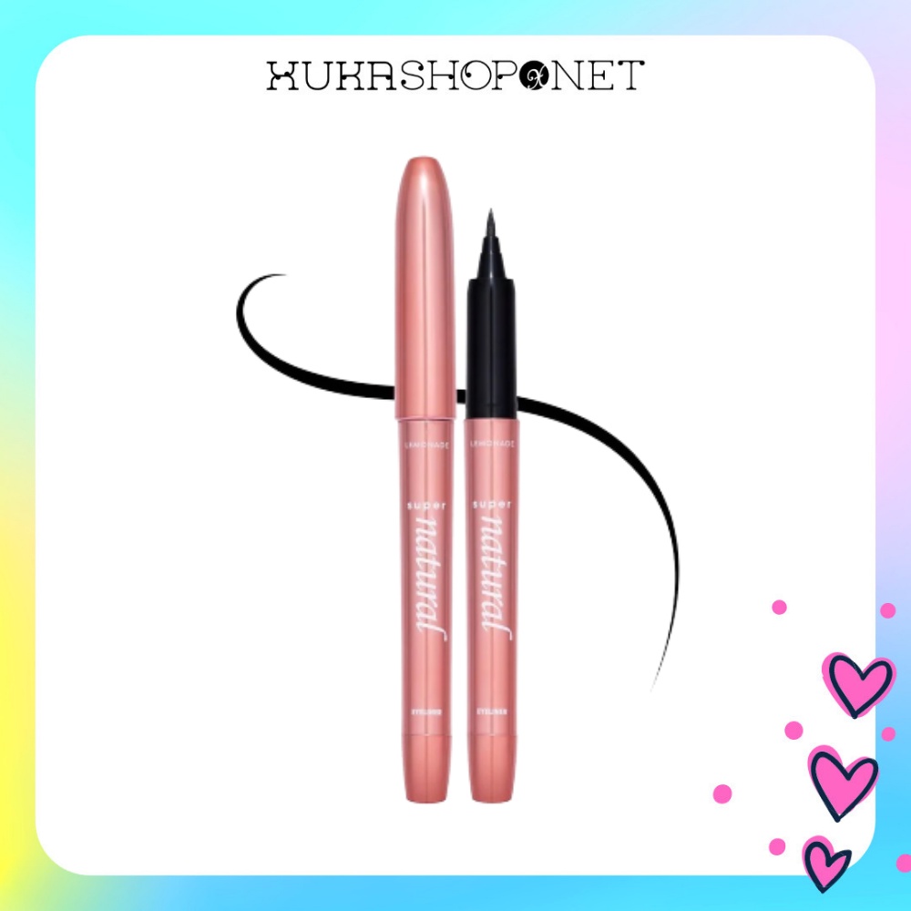 Bút Kẻ Mắt Nước Lemonade Supernatural Eyeliner Black Kẻ Mắt Sắc Nét Lâu Trôi 1G chính hãng
