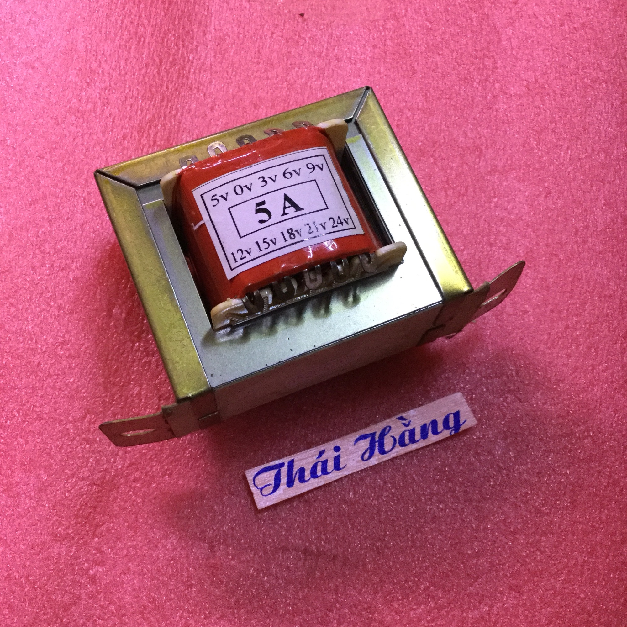 Biến áp nguồn 5A :0V/3v/5v/6v/9v/12v/15v/18v/24v