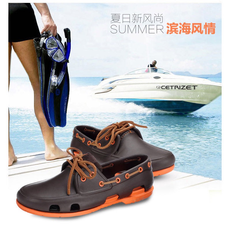 Giày Crocs Cột Dây Phong Cách Cổ Điển Cho Nam 206338