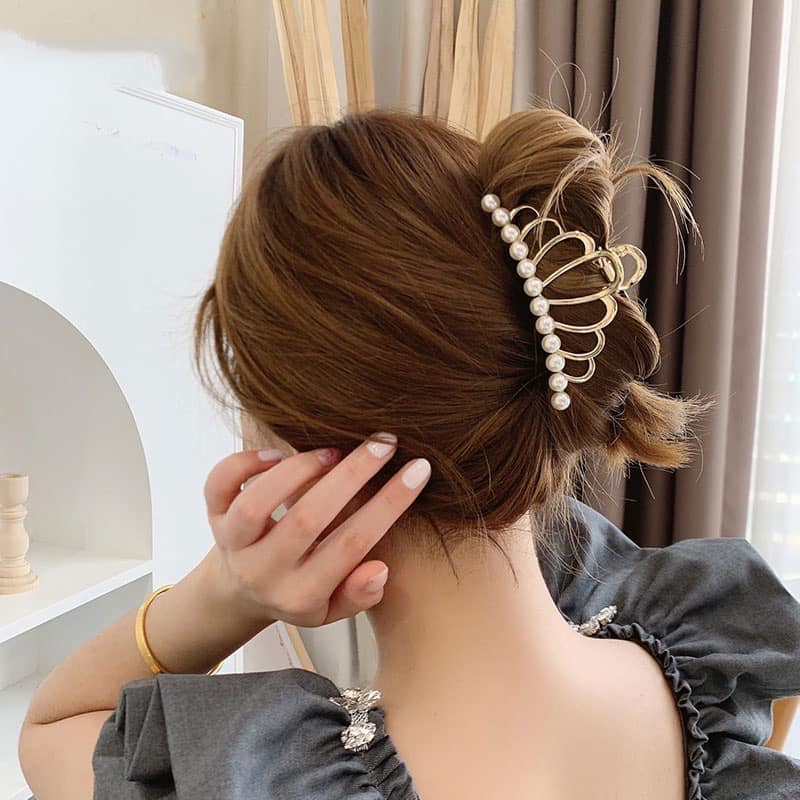 Kẹp tóc kim loại nữ thời trang Hàn Quốc