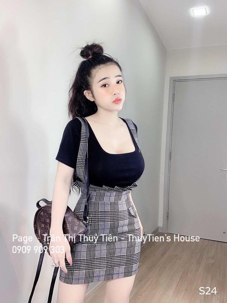 Sét yếm kate,áo coton 40-53-qh
