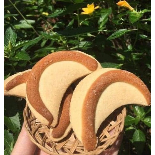 Bánh liềm bơ sữa 500g dùng thử - bánh mặt trăng ăn vặt siêu ngon