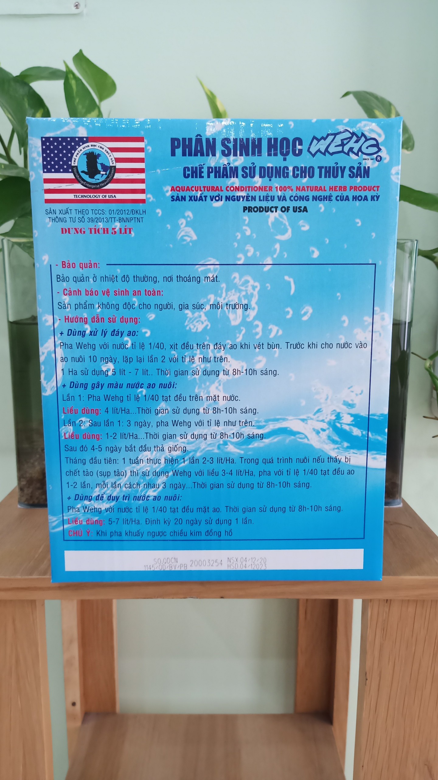 CHẾ PHẨM SINH HỌC WEHG THỦY SẢN