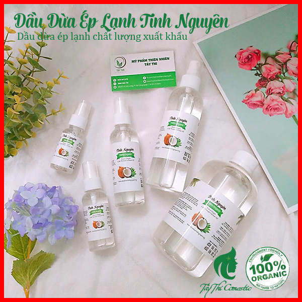 [HCM]Dầu Dừa Ép Lạnh Tinh Nguyên Chai 100ml