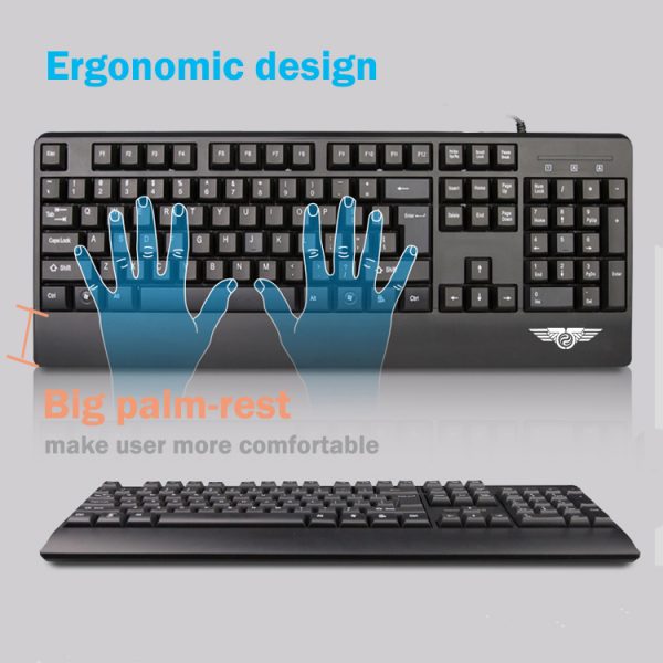 Bàn Phím Máy Tính Có Dây Newmen E340-Dùng Cho Game/Văn Phòng - Patech Electronics