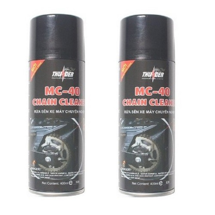 Chai xịt vệ sinh sên THUNDER MC-40 CHAIN CLEAR 400ml