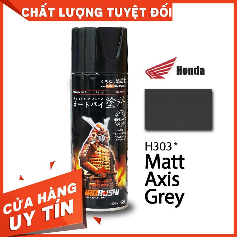 SƠN SAMURAI KUROBUSHI HONDA MÀU XAM MO AXIS (H303*)