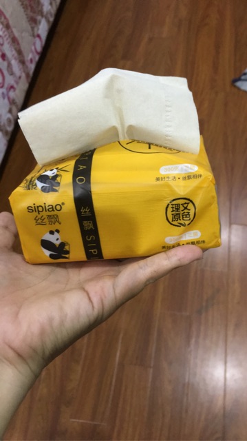 1 gói giấy ăn gấu trúc Sipao