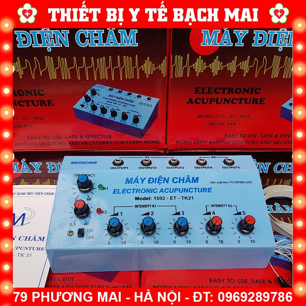 Máy Điện Châm 5 Cọc 10 Kim