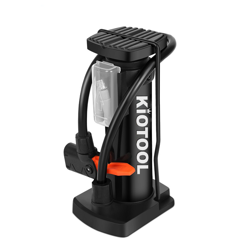 Bơm xe máy xe đạp nhỏ gọn Kiotool đầu van đa năng,bơm banh,bơm bong bóng