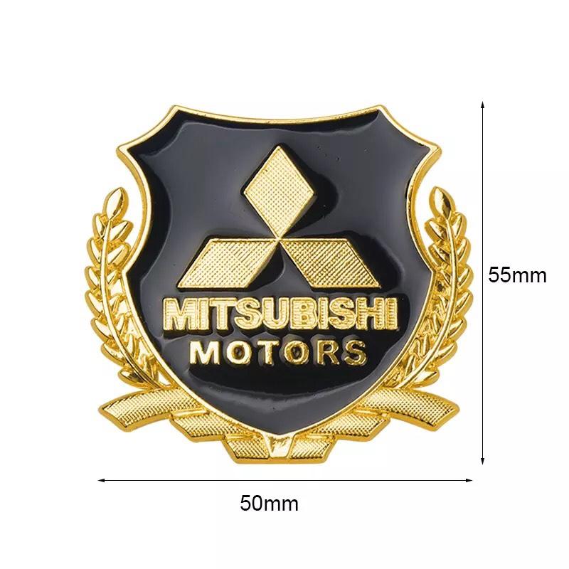 [HCM]Bộ 2 logo vip nổi các hãng xe ô tô (Mitsu)