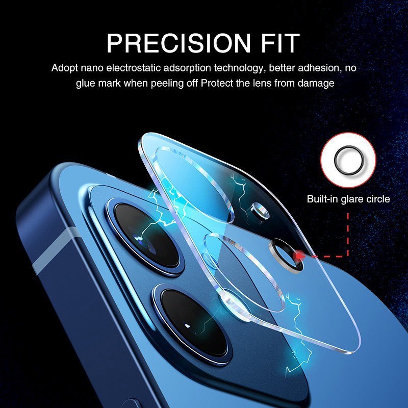 [TẶNG GIẤY LAU] Kính Cường Lực iPhone Bảo Vệ Camera (ip11/11Pro/11ProMax/12Mini/12/12Pro/12ProMax/13/13Pro/13ProMax)