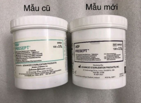 Viên sát khuẩn Presept. Hộp 100 viên