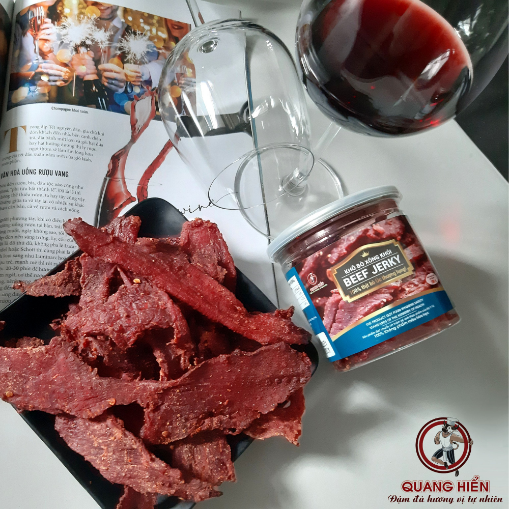 Beef Jerky khô bò xông khói 100g