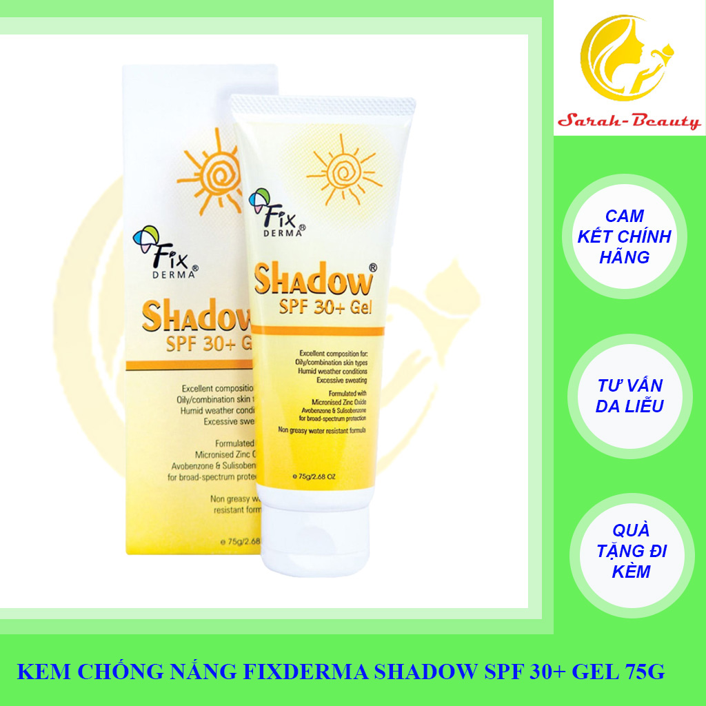 [CHÍNH HÃNG] KEM CHỐNG NẮNG FIXDERMA SHADOW SPF 30+ GEL 75G
